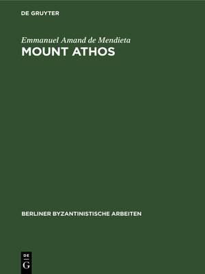 cover image of Mount Athos